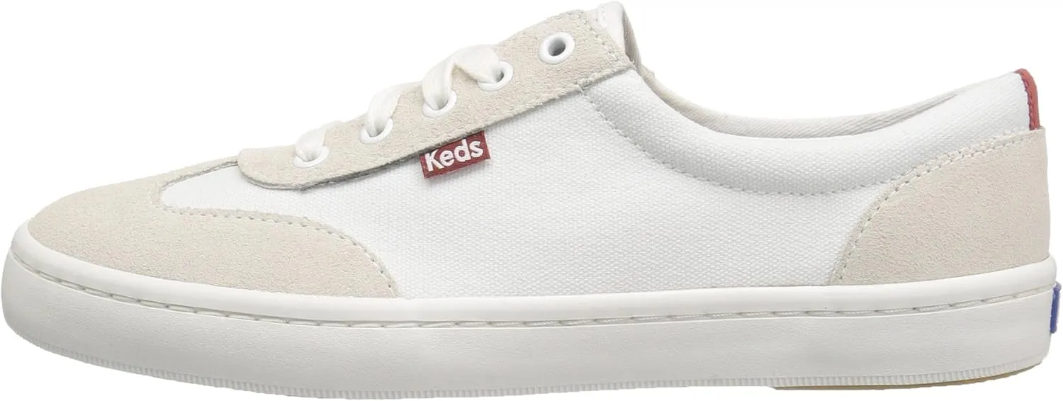 Keds Women's Tournament Retro Court Textile/Suede Fashion Sneaker