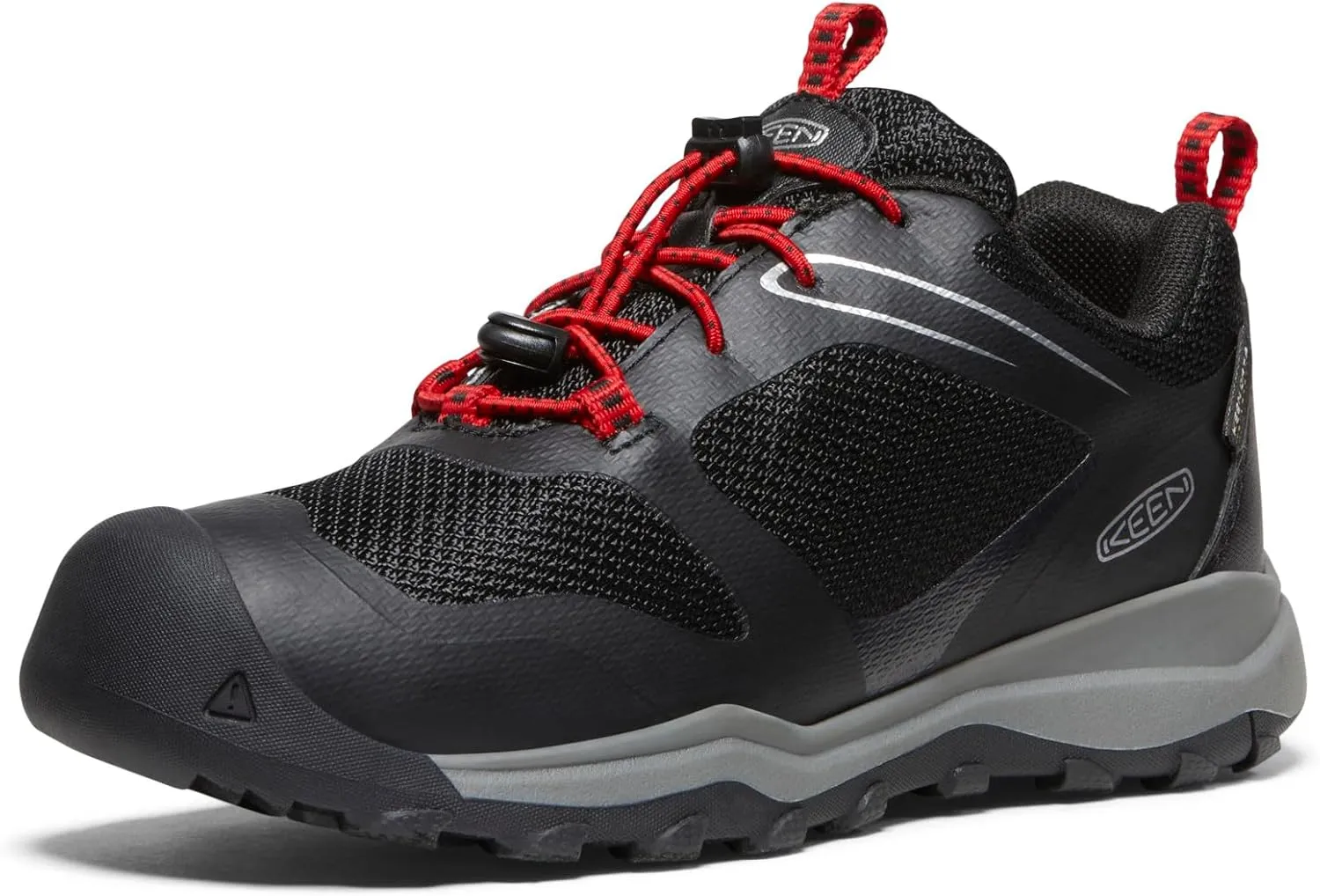 KEEN Kids' Wanduro Low Height Waterproof Easy On Durable Hiking Sneaker