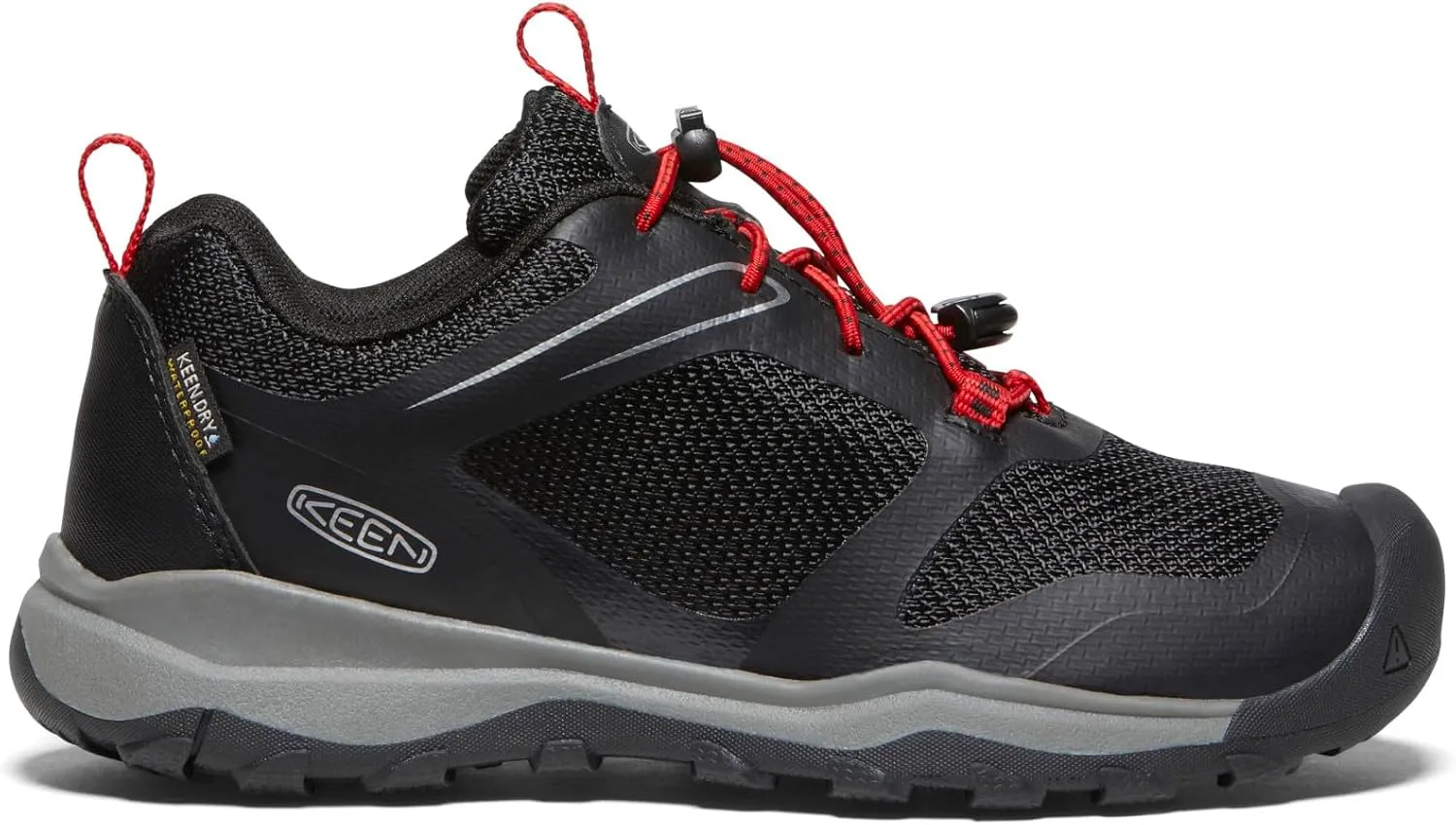 KEEN Kids' Wanduro Low Height Waterproof Easy On Durable Hiking Sneaker