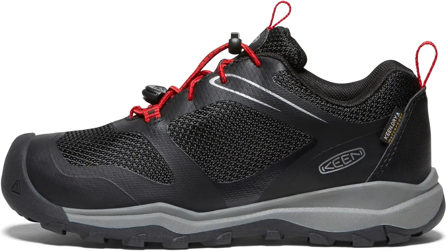 KEEN Kids' Wanduro Low Height Waterproof Easy On Durable Hiking Sneaker