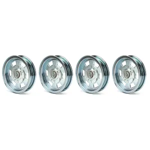 Kefly Lawn Mower Idler Pulley Replaces 033-2000-00, 033-7201-00, 033-7201-25, 033-8000-00, Flat Idler Pulley Compatible with Bad Boy MZ ZT Outlaw Series 48" 50" 54" 60" Mower 4Pcs