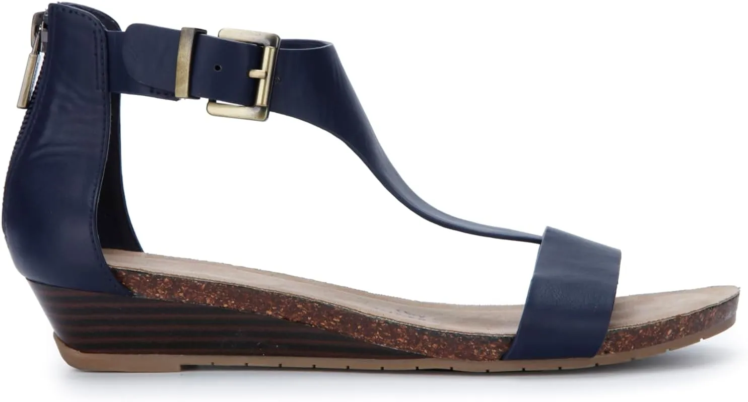 Kenneth Cole REACTION Women's Great Gal T-Strap Wedge Sandal