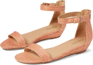 Kenneth Cole REACTION Women's Viber Pump, Red Raffia, 8