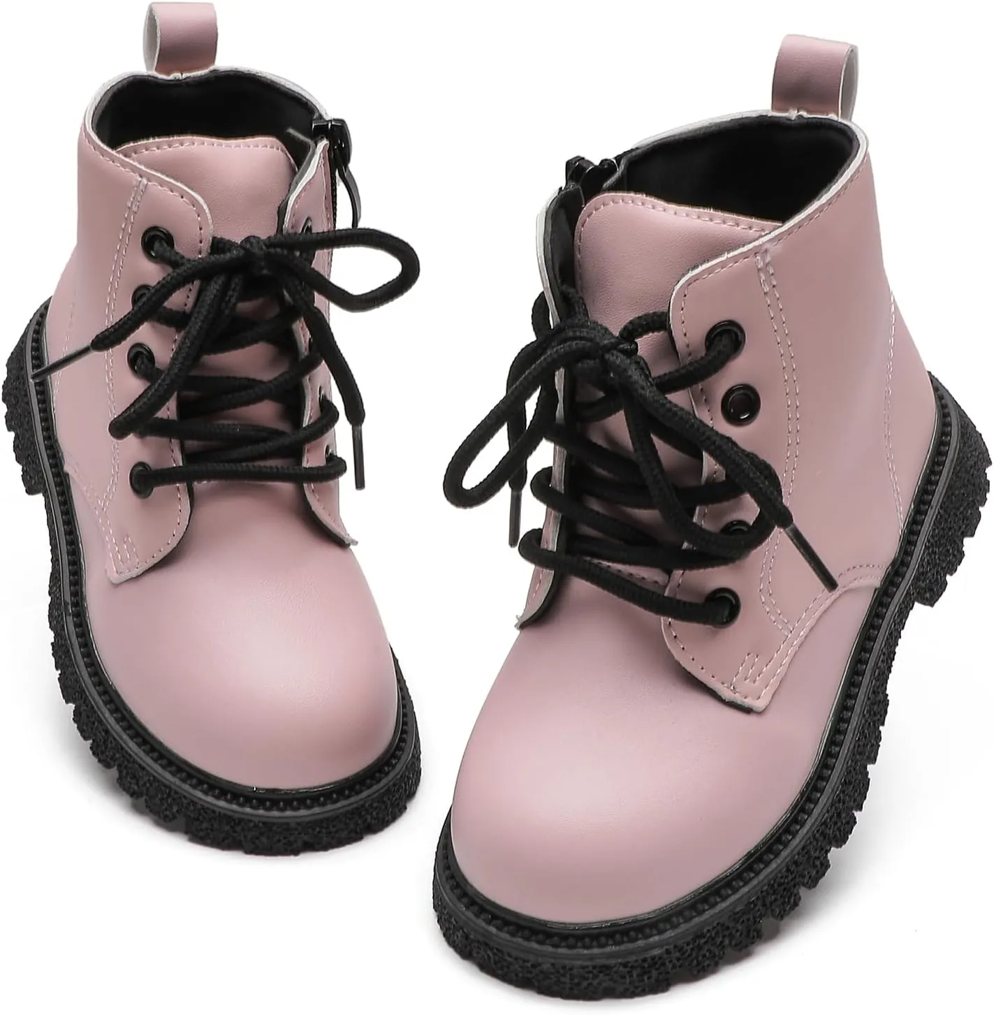 Kids Boots Bright Color Side Zipper Cute Ankle Boots