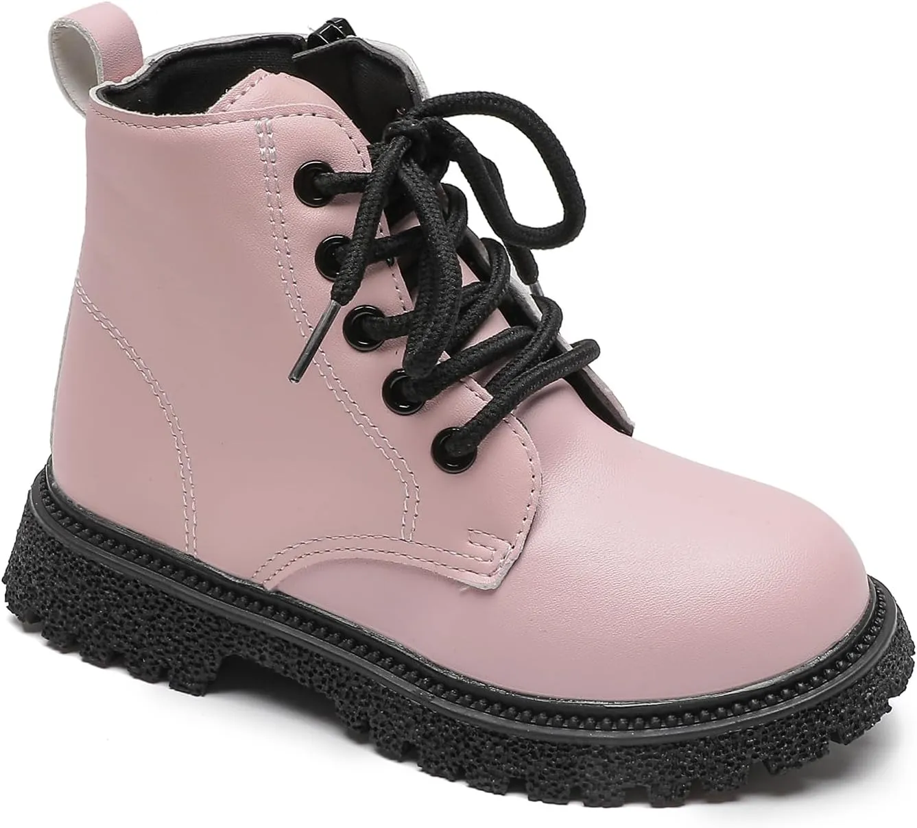 Kids Boots Bright Color Side Zipper Cute Ankle Boots