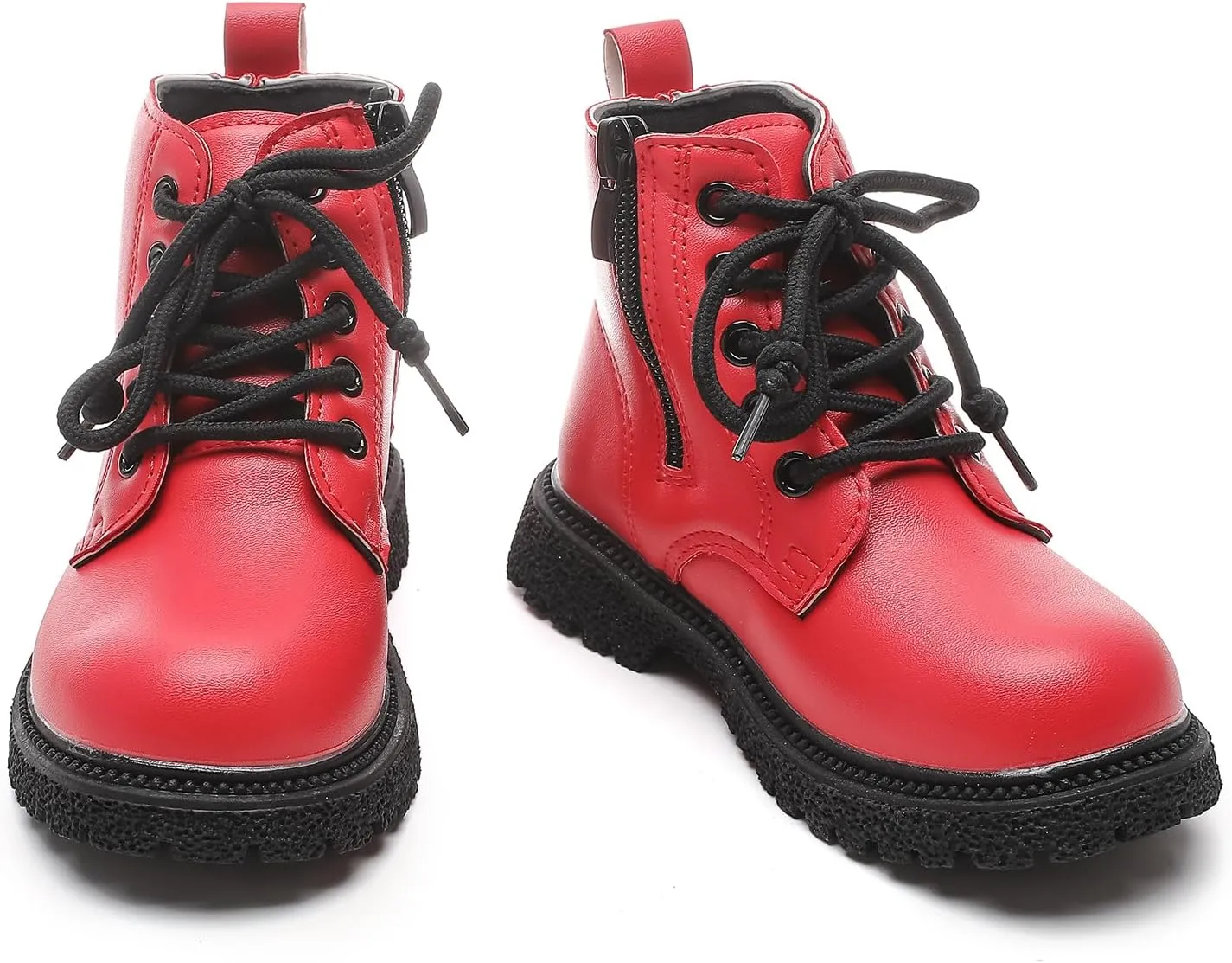 Kids Boots Bright Color Side Zipper Cute Ankle Boots