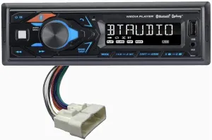 Kioti Tractor Plug & Play Stereo Radio AM FM Bluetooth NX RX DK CK Series Cab Easy Connect Harness No Wire Splicing