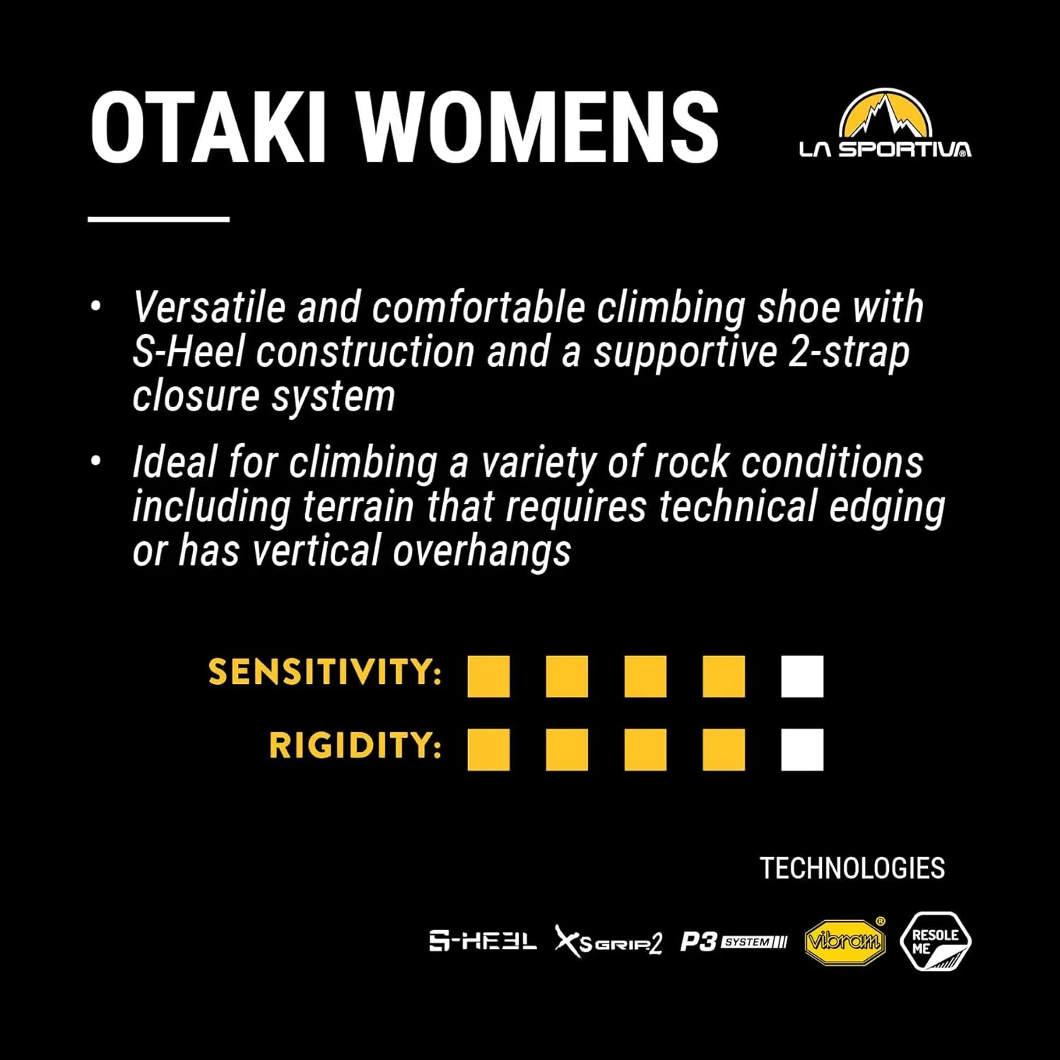 La Sportiva Womens Otaki Rock Climbing Shoes
