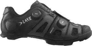 Lake Mx242 Endurance Wide Cycling Shoe - Men's Black/Silver, 40.0