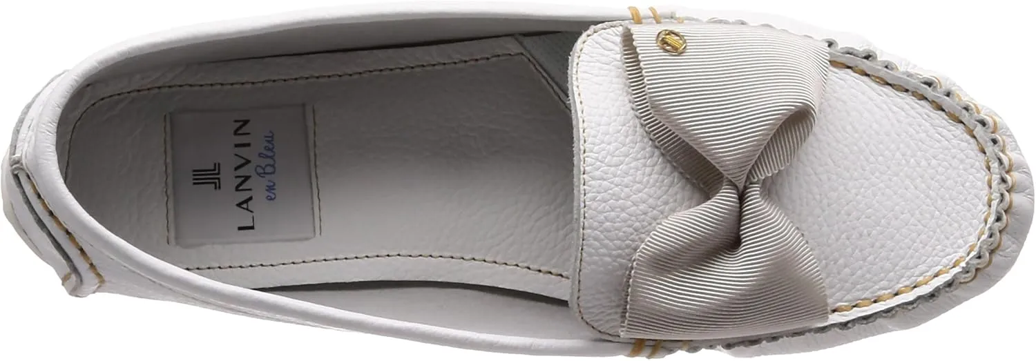 LANVIN en Bleu Women's Flat Shoes