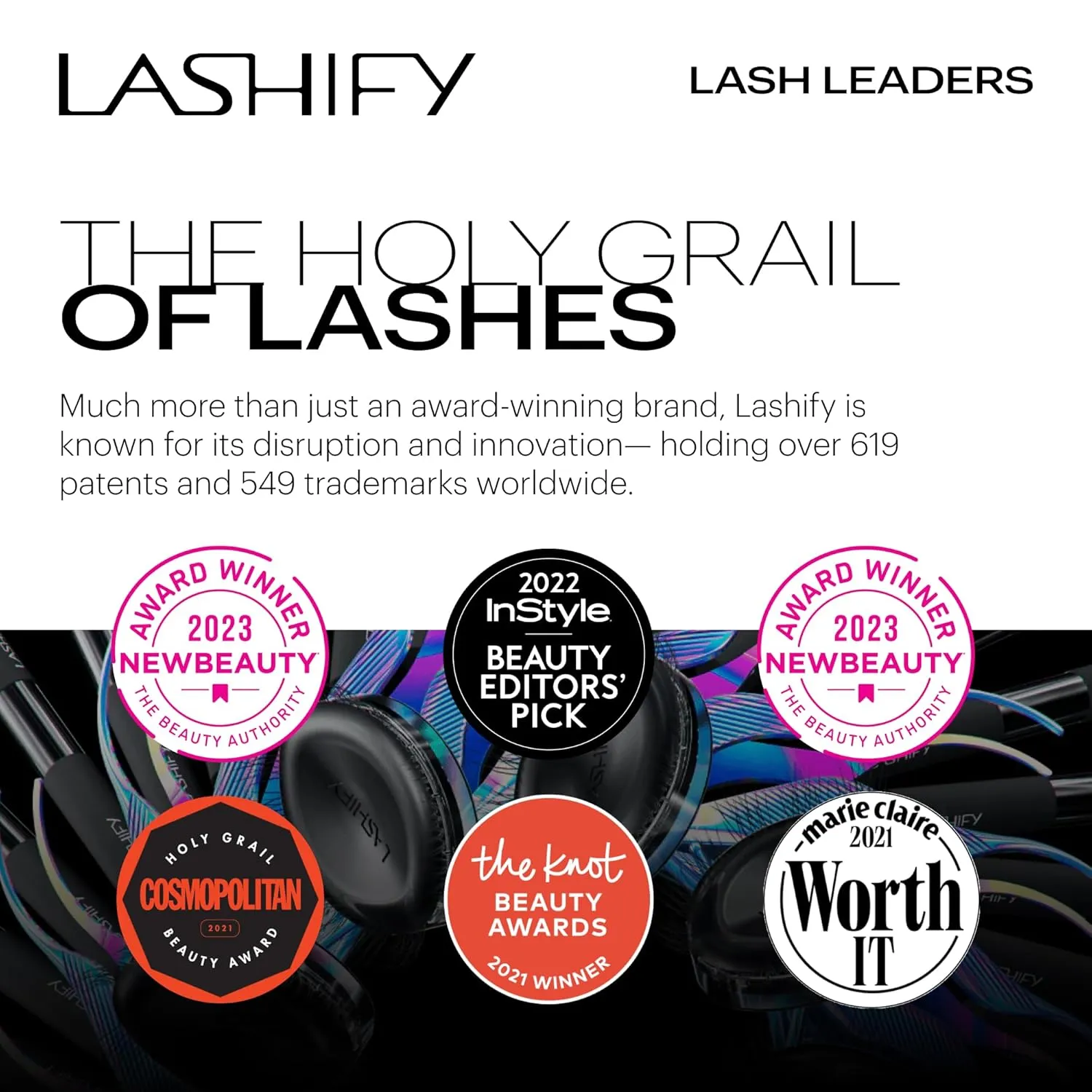 Lashify Plushy 12mm Gossamer Lashes in Black, Easy DIY False Lashes for a Voluminous Yet Still Natural Look