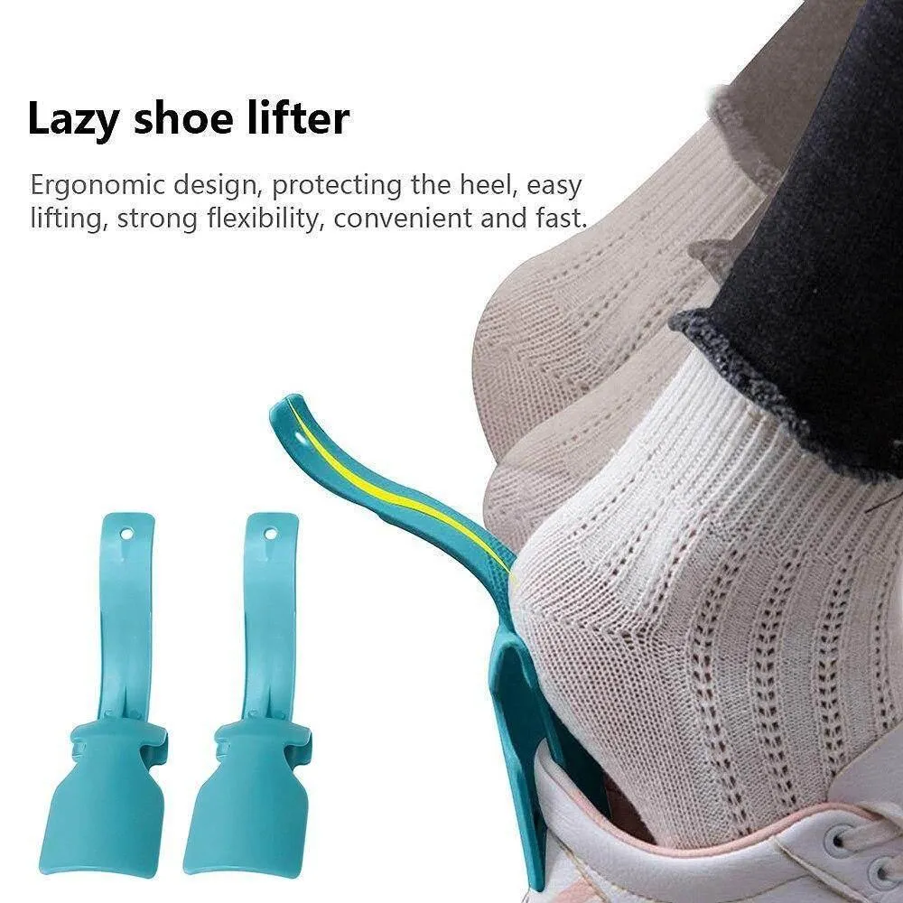 Lazy Shoe Horn Set - 2 Pieces for Easy Footwear Access