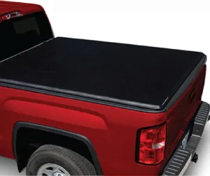 LEER ROLLITUP | Fits 2019-2023 GM Chevy Silverado/GMC Sierra with 78" Bed | Soft Roll Up Truck Bed Tonneau Cover | 4R301 | Low-Profile, Sturdy, Easy 15-Minute Install (Black)