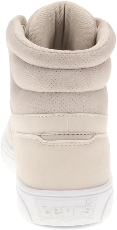 Levi's Mens Liam Hi Synthetic Leather Casual Hightop Sneaker Shoe