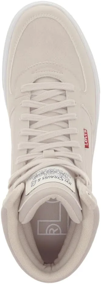 Levi's Mens Liam Hi Synthetic Leather Casual Hightop Sneaker Shoe