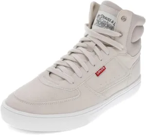 Levi's Mens Liam Hi Synthetic Leather Casual Hightop Sneaker Shoe