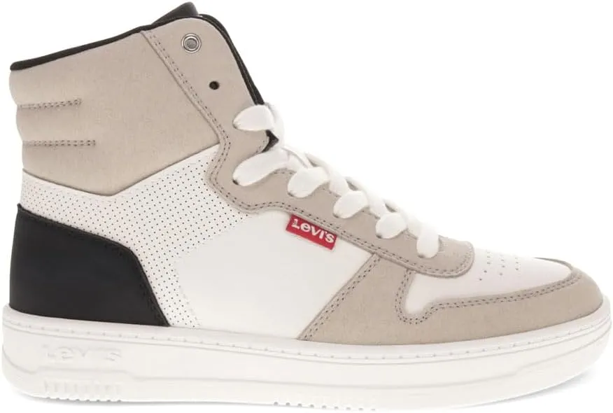Levi's Womens Drive Hi 2 Synthetic Leather Casual Hightop Sneaker Shoe