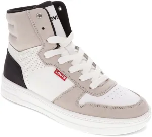 Levi's Womens Drive Hi 2 Synthetic Leather Casual Hightop Sneaker Shoe