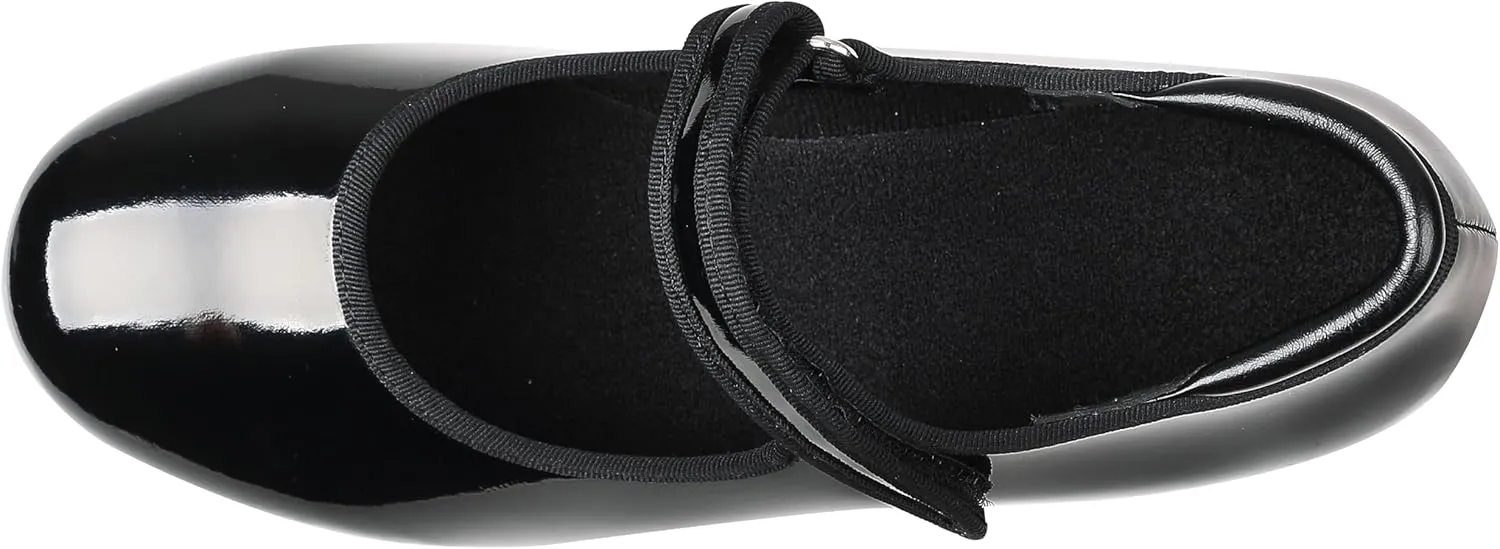 Linodes Easy Strap Tap Shoe Dance Flats for Girls and Boys (Toddler/Little Kid/Big Kid)