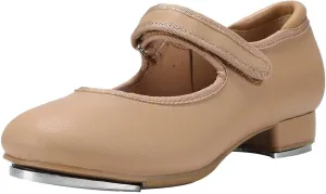 Linodes Easy Strap Tap Shoe Dance Flats for Girls and Boys (Toddler/Little Kid/Big Kid)