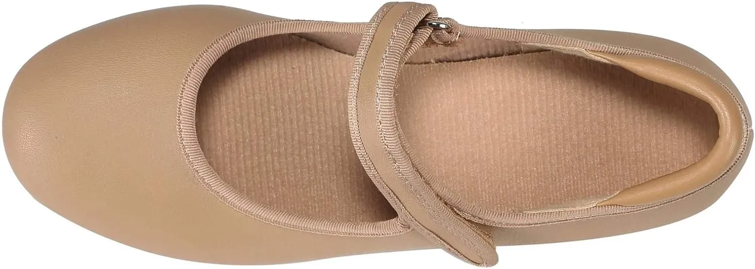 Linodes Easy Strap Tap Shoe Dance Flats for Girls and Boys (Toddler/Little Kid/Big Kid)