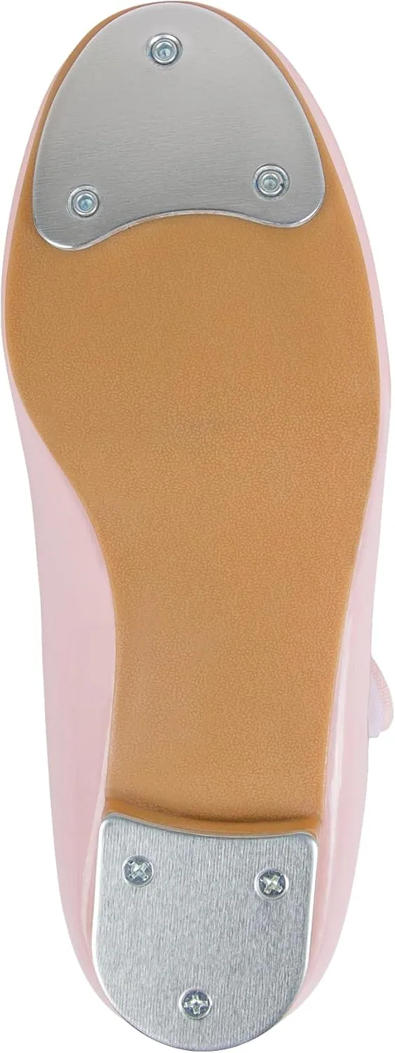 Linodes Economy Unisex-Child Easy Strap Tap Shoe for Girls and Boys Tap Flat
