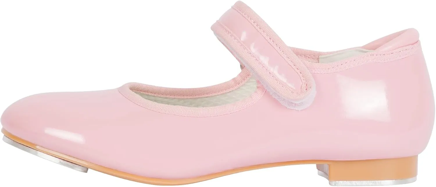 Linodes Economy Unisex-Child Easy Strap Tap Shoe for Girls and Boys Tap Flat