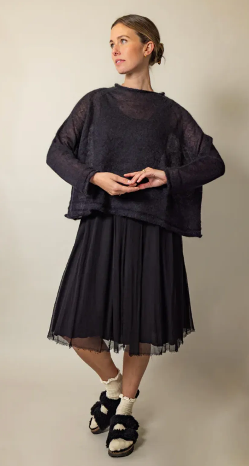 Luna Gallery Mohair Raglan Sleeve Sweater
