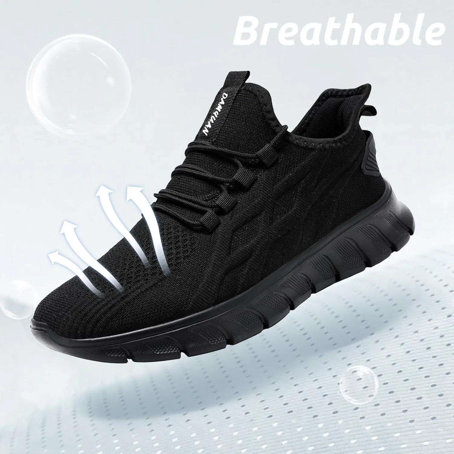 Men Running Shoes Tennis Walking Gym Slip On Workout Athletic Fashion Sneakers Lightweight Breathable Sport Jogging Casual Shoe