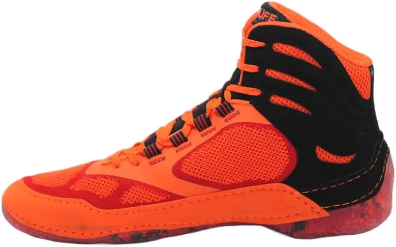 Men’s Endurance Wrestling Shoe | Sport Footwear Adult Youth Boys Girls Boxing MMA Wrestle BJJ NFHS Varsity College Size