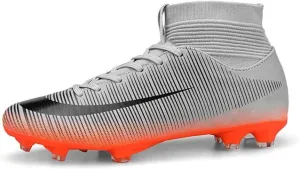 Men's Football Boots Spikes High Top Unisex Outdoor/Indoor Training Sneakers - Lawn Outdoor Youth Football Boots