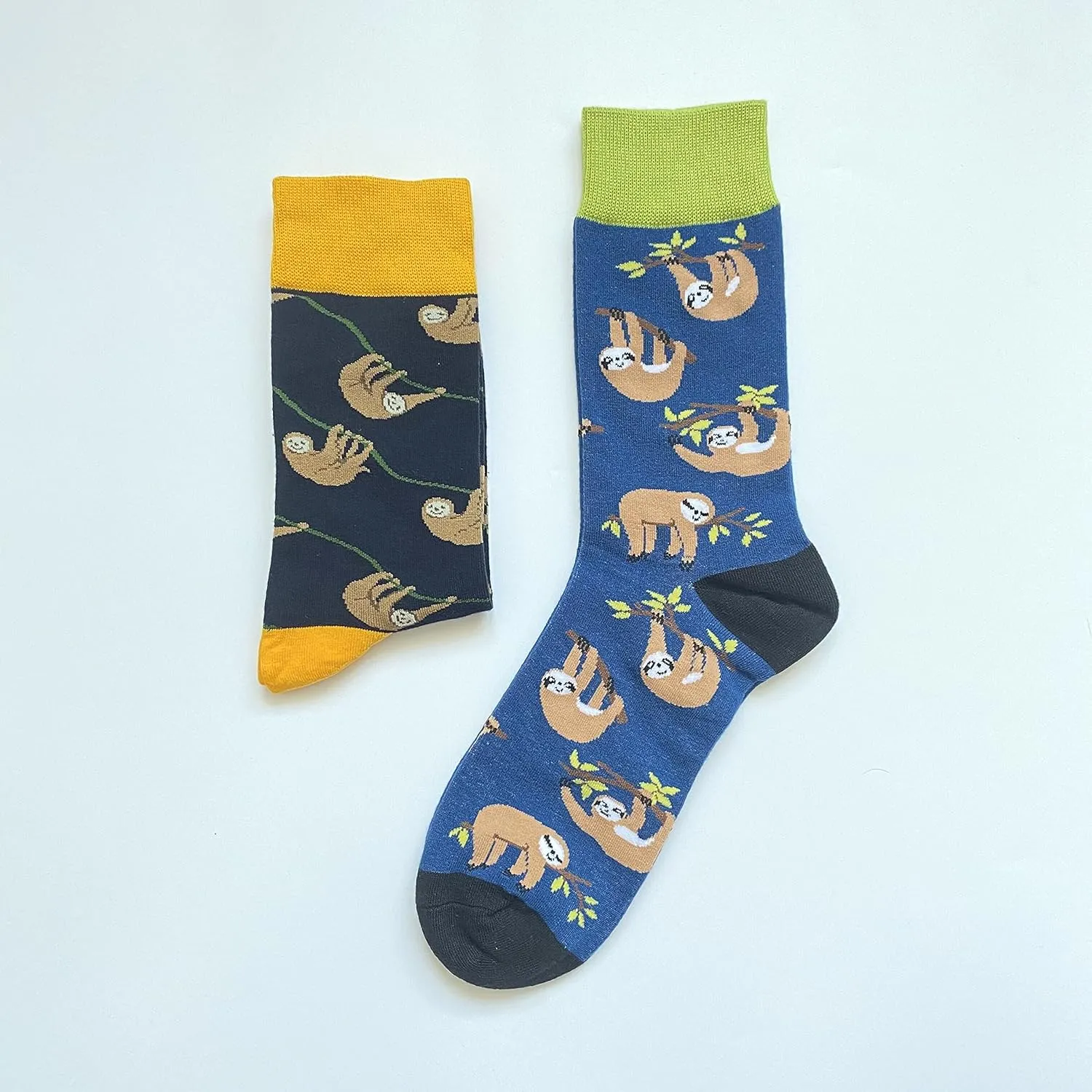 Men's Fun Set Dress Socks-Colorful Funny Novelty Cotton Funky Crew Socks Pack,Art Socks