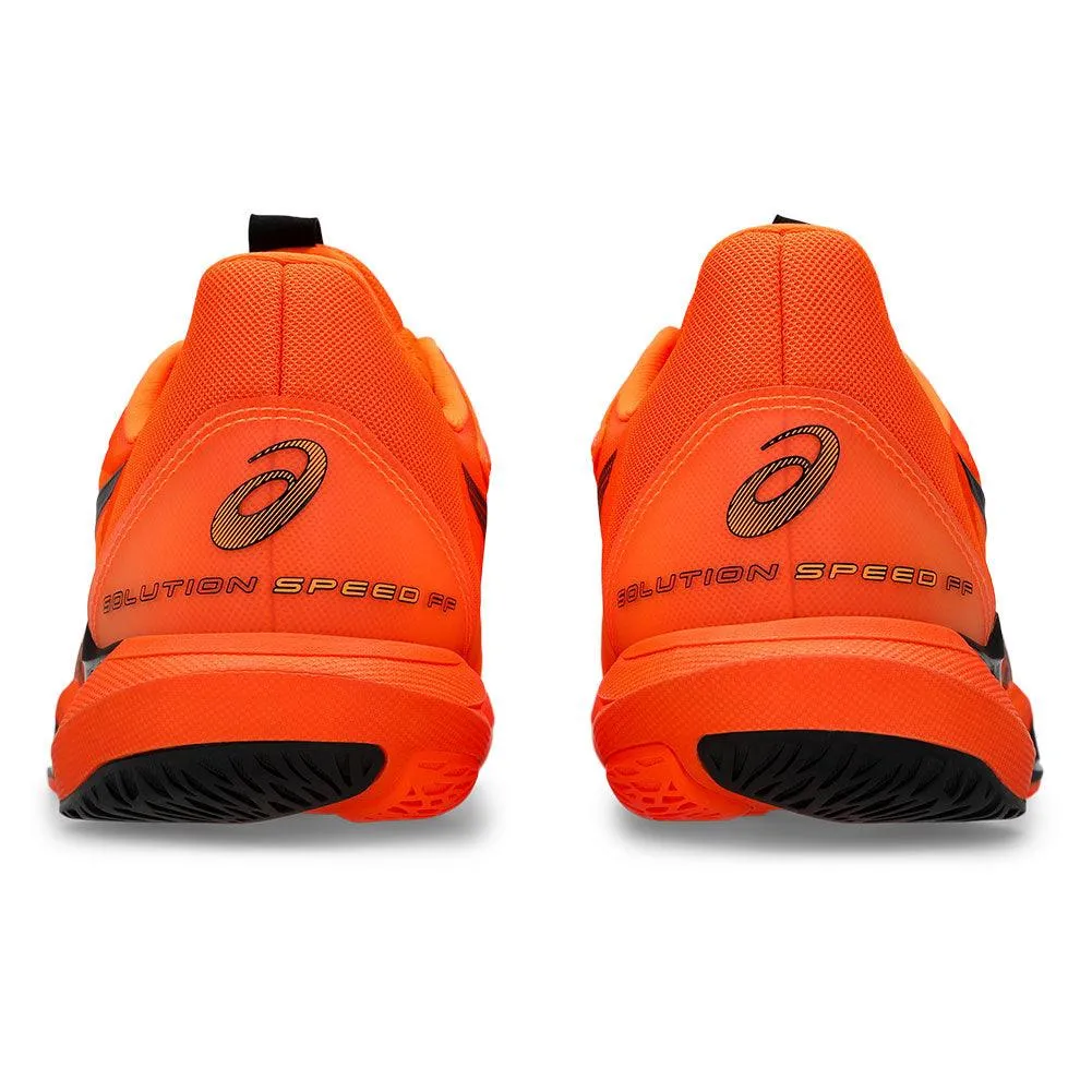 Men`s Solution Speed FF 3 Tennis Shoes Shocking Orange and Black
