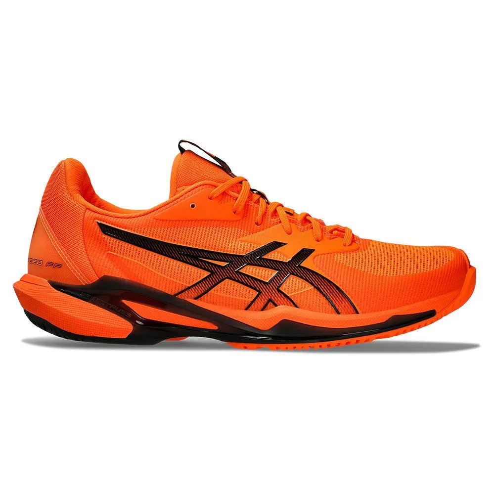 Men`s Solution Speed FF 3 Tennis Shoes Shocking Orange and Black