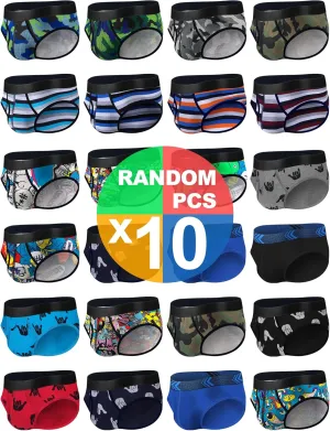 Men's Underwear Briefs Cotton for Men Soft Breathable Comfy U Pouch Brief