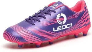 Men's Women's Firm Ground Soccer Cleats Outdoor/Indoor Boys Girls Professional Futsal Football Training Sneakers