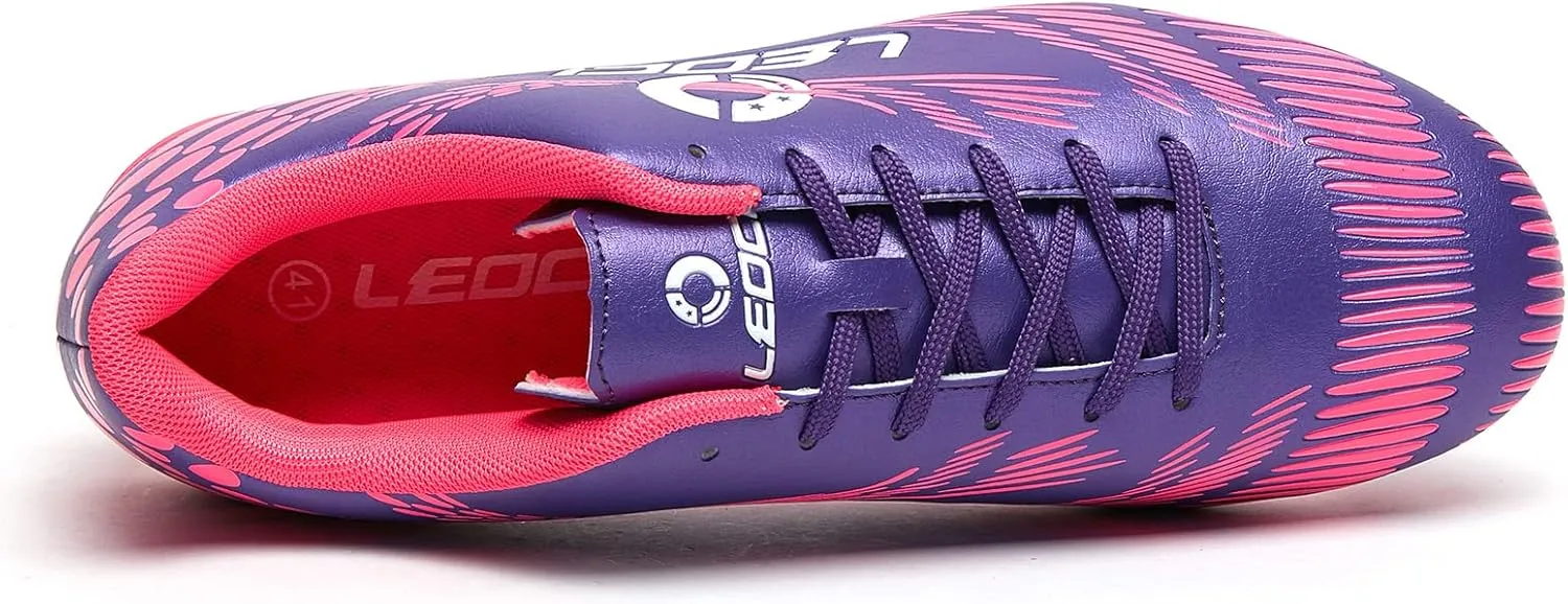 Men's Women's Firm Ground Soccer Cleats Outdoor/Indoor Boys Girls Professional Futsal Football Training Sneakers