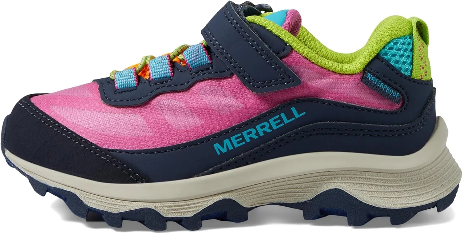 Merrell Kid's Moab Speed Low Alternative Closure Waterproof Hiking Sneaker