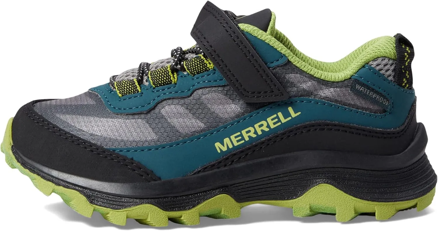 Merrell Kid's Moab Speed Low Alternative Closure Waterproof Hiking Sneaker
