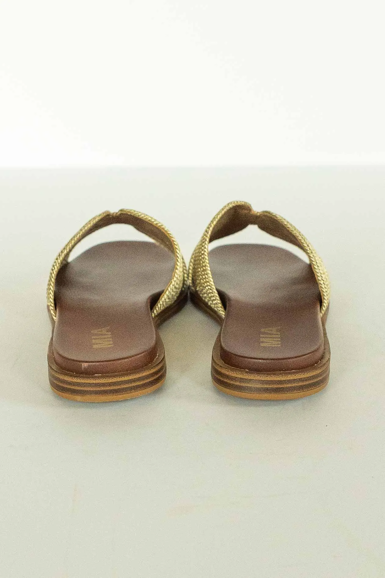 [MIA] DIA GOLD WOVEN SANDAL