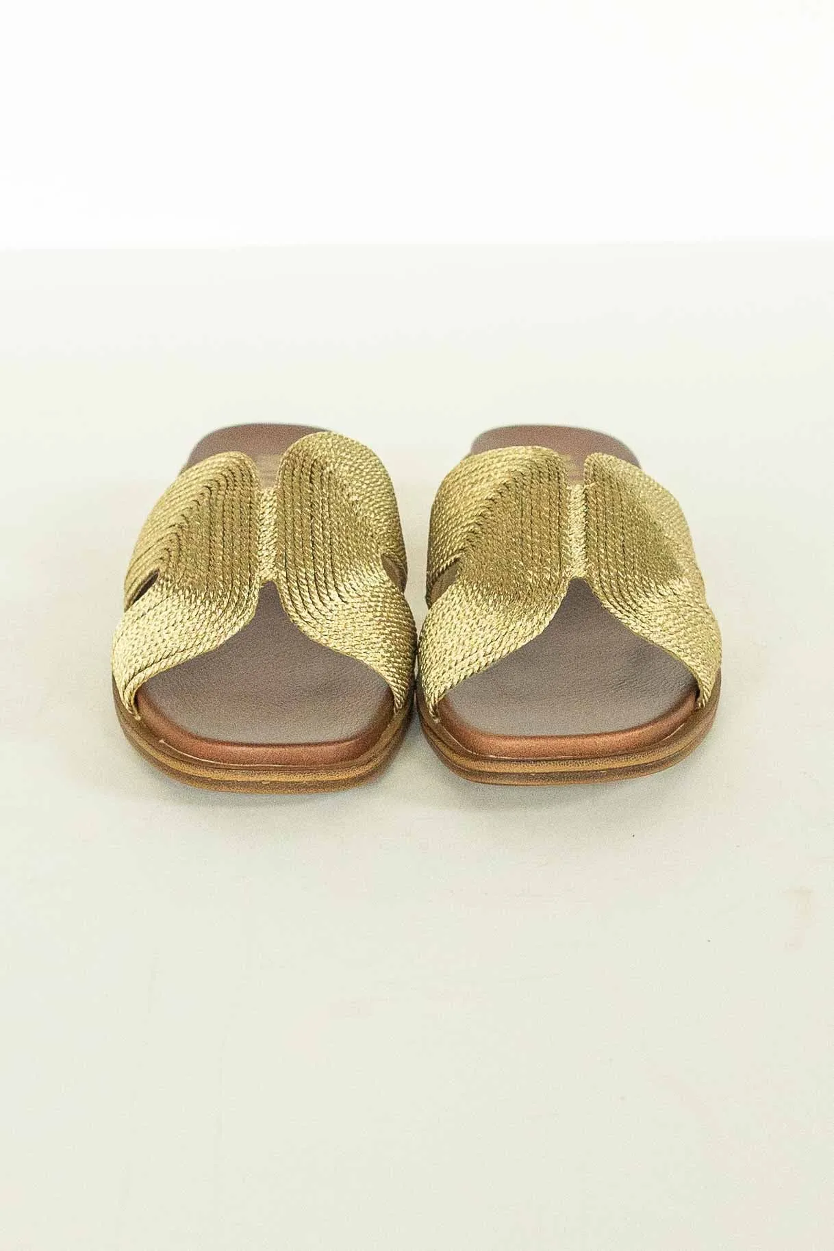 [MIA] DIA GOLD WOVEN SANDAL