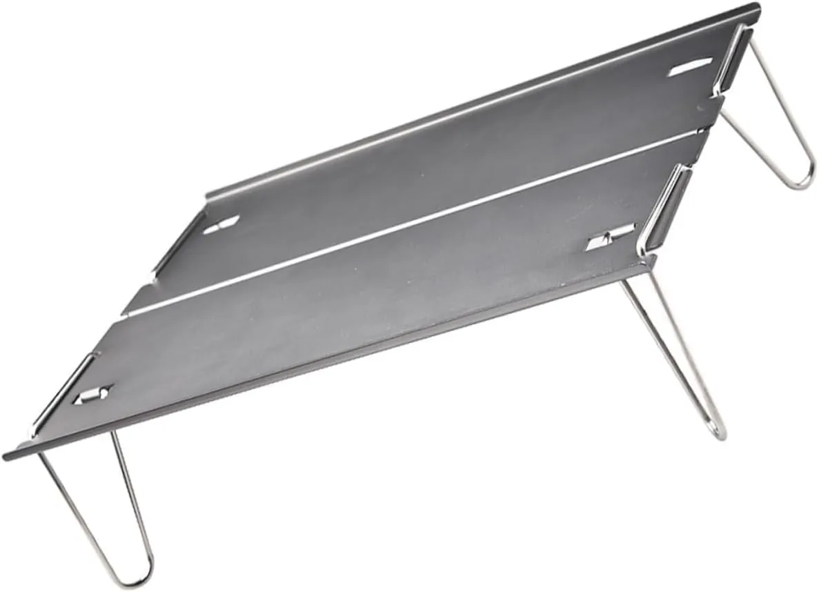 Mikikit Easily Foldable Picnic Table up Portable Travel Table for Camping BBQ Beach and Indoor Use