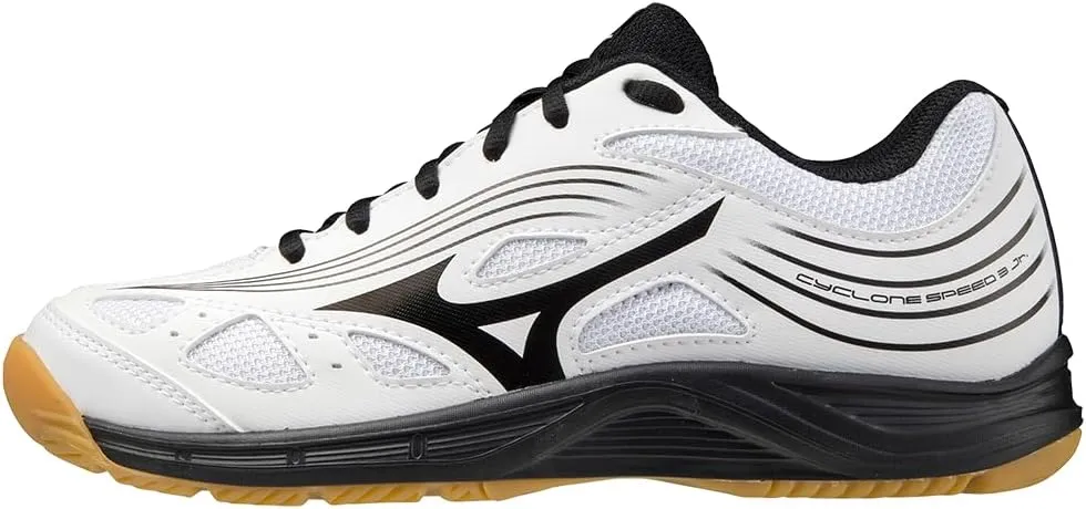Mizuno Women's Cyclone Speed 3 Junior Shoe-Black-Silver