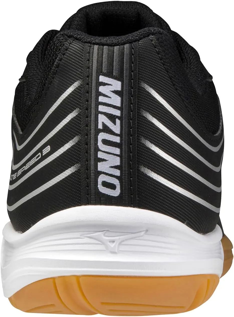 Mizuno Women's Cyclone Speed 3 Junior Shoe-Black-Silver