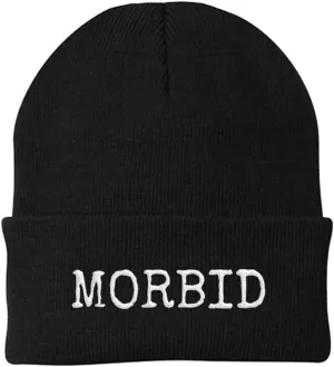 Morbid Logo Glow in The Dark Embroidered Beanie - Officially Licensed