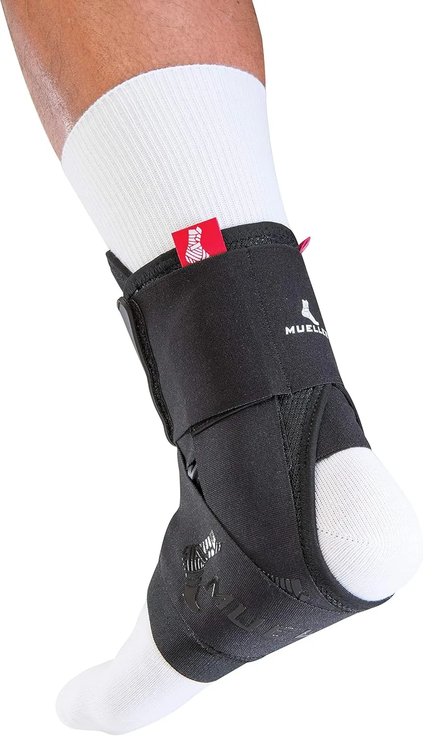 MUELLER Sports Medicine The One Ankle Brace Premium, Ankle Pain Relief Support for Men and Women, Ideal for Sprains, Strains, Arthritis, Black