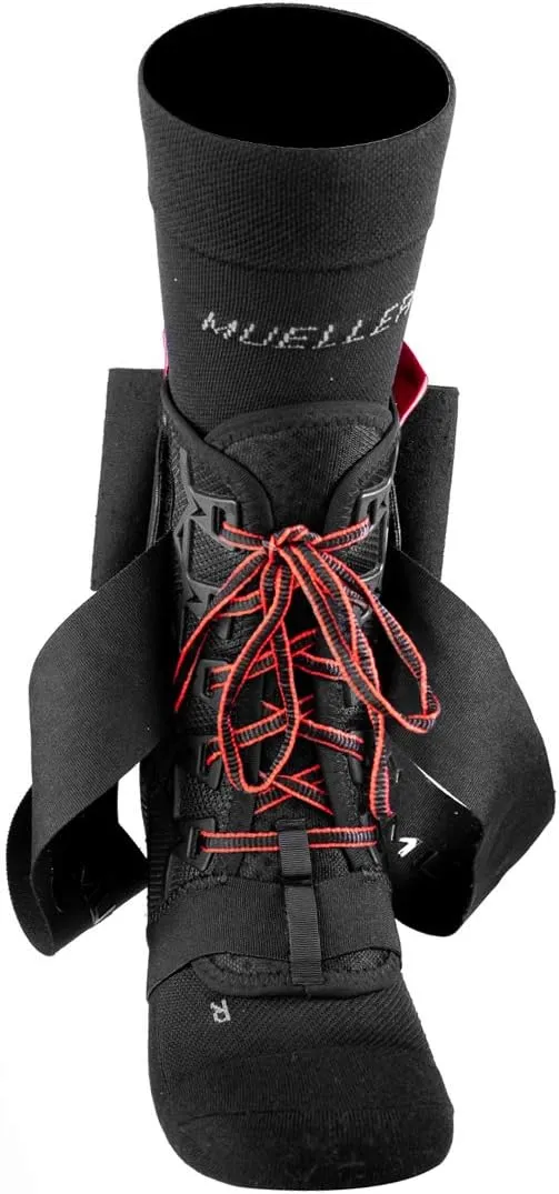 MUELLER Sports Medicine The One Ankle Brace Premium, Ankle Pain Relief Support for Men and Women, Ideal for Sprains, Strains, Arthritis, Black