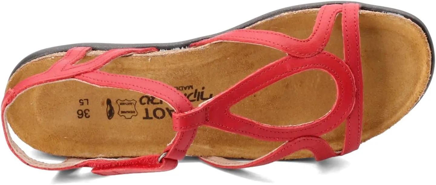 NAOT Footwear Women’s Dorith Sandal with Cork Footbed and Arch Support Footbed - Adjustable Sandal With Backstrap - Comfort and Support – Lightweight and Perfect for Travel - Narrow to Medium Fit