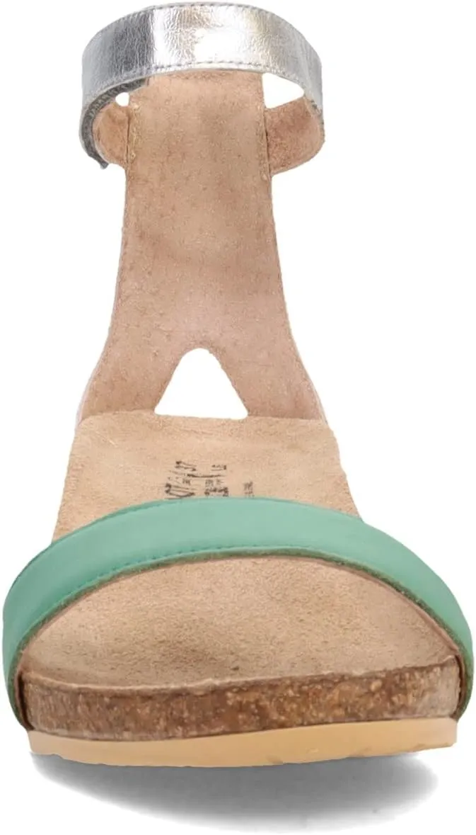 NAOT Footwear Women's Pixie Wedge Sandal with Cork Footbed and Arch Support Footbed - Adjustable Ankle Strap - Comfort and Support - Lightweight and Perfect for Travel - Narrow to Medium Fit