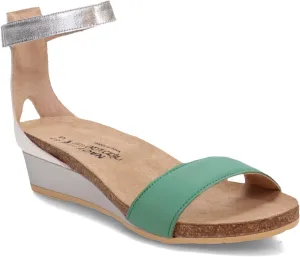 NAOT Footwear Women's Pixie Wedge Sandal with Cork Footbed and Arch Support Footbed - Adjustable Ankle Strap - Comfort and Support - Lightweight and Perfect for Travel - Narrow to Medium Fit